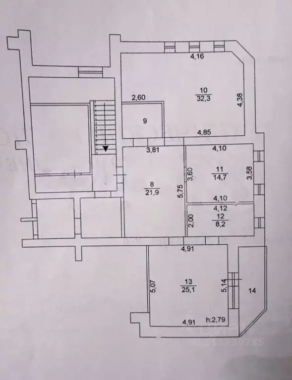 2-к кв. Челябинская область, Челябинск ул. Блюхера, 9в (107.4 м) - Фото 1