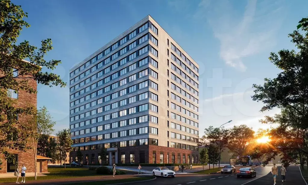 Апартаменты-студия, 26,5 м, 9/13 эт. - Фото 1