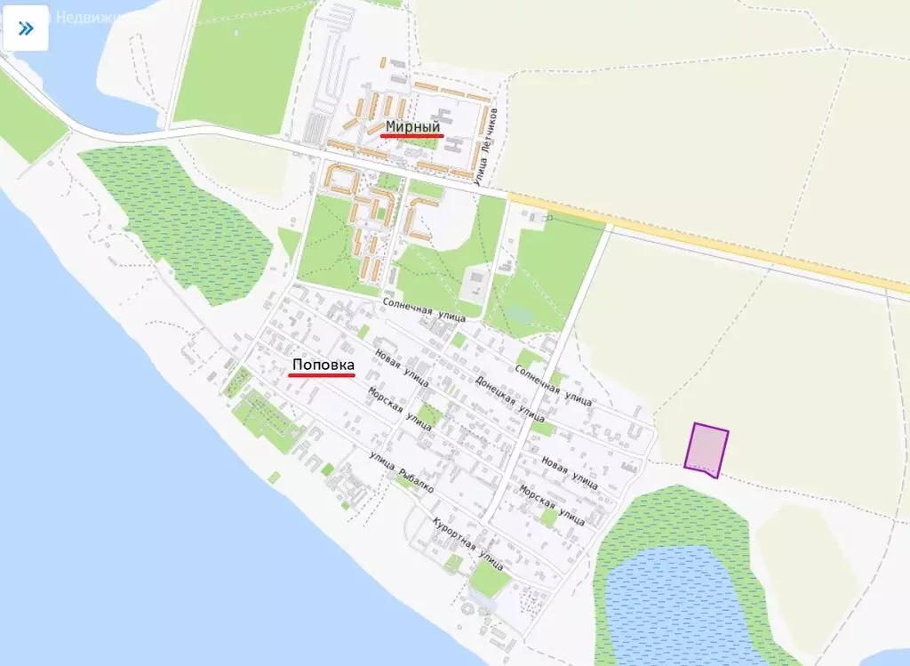 Участок в Сакский район, Штормовское сельское поселение (200 м) - Фото 1