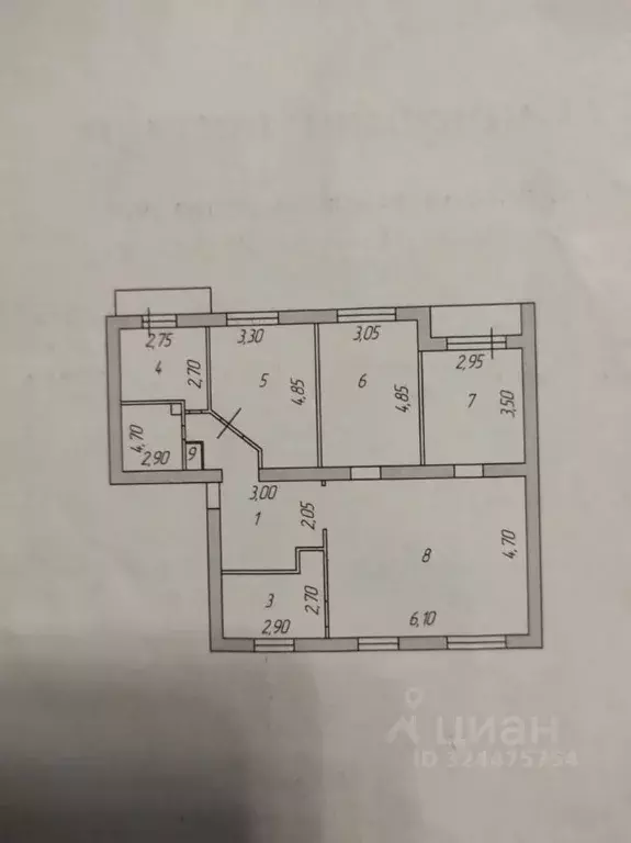 5-к кв. Удмуртия, Сарапул Центральный жилрайон, ул. Крылова, 13 (95.6 ... - Фото 0