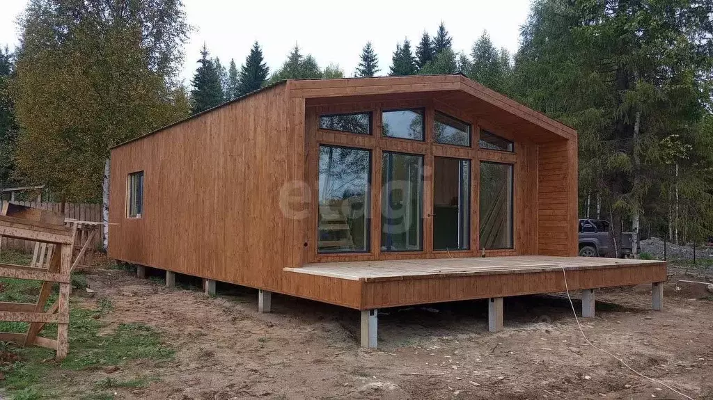 Дом в Пермский край, Краснокамский муниципальный округ, пос. Ласьва ... - Фото 1