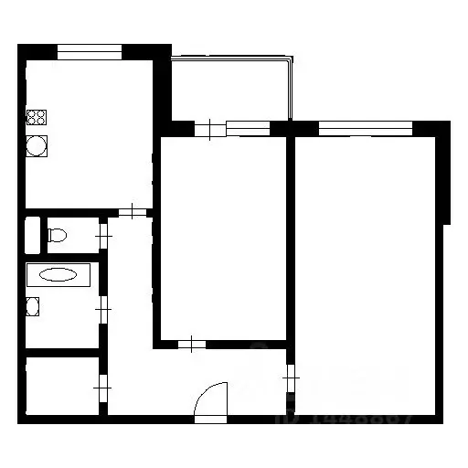 2-к кв. Воронежская область, Воронеж ул. Берег реки Дон, 26/1 (54.1 м) - Фото 2