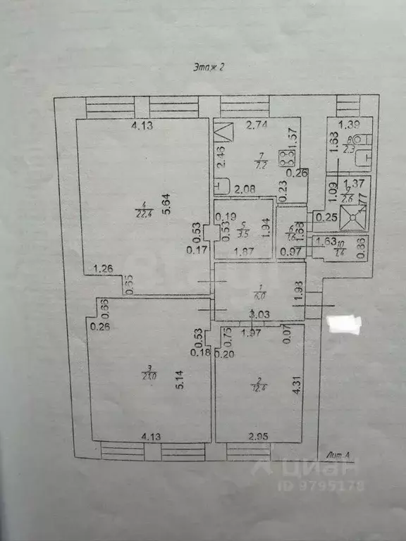 3-к кв. Татарстан, Высокогорский район, Красносельское с/пос, пос. ... - Фото 2