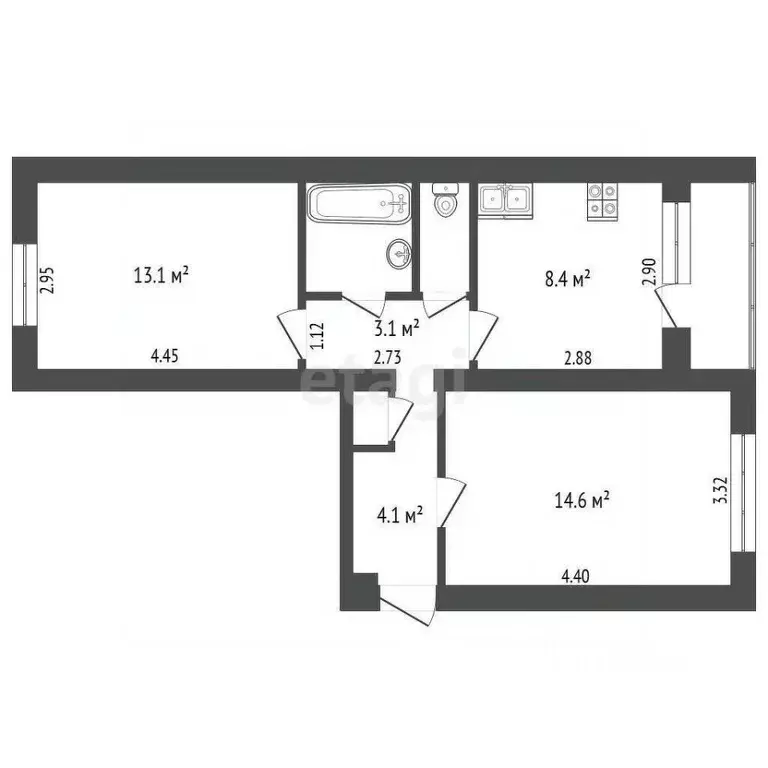 Дом в Саратовская область, Балашов Лесная ул., 46 (114 м) - Фото 1