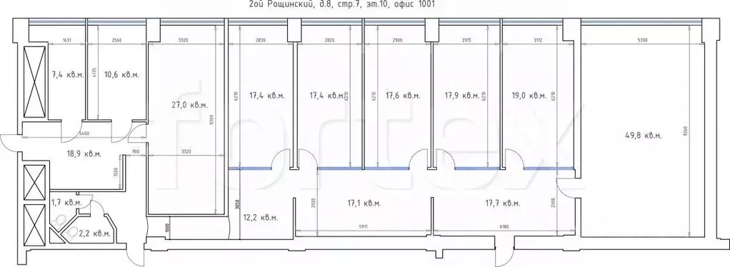 Офис в Москва 2-й Рощинский проезд, 8 (250 м) - Фото 1