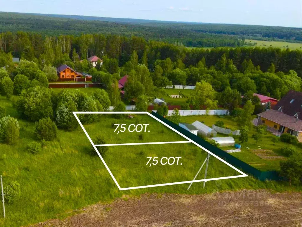 Участок в Калужская область, Тарусский муниципальный округ, Кузьмищево ... - Фото 2