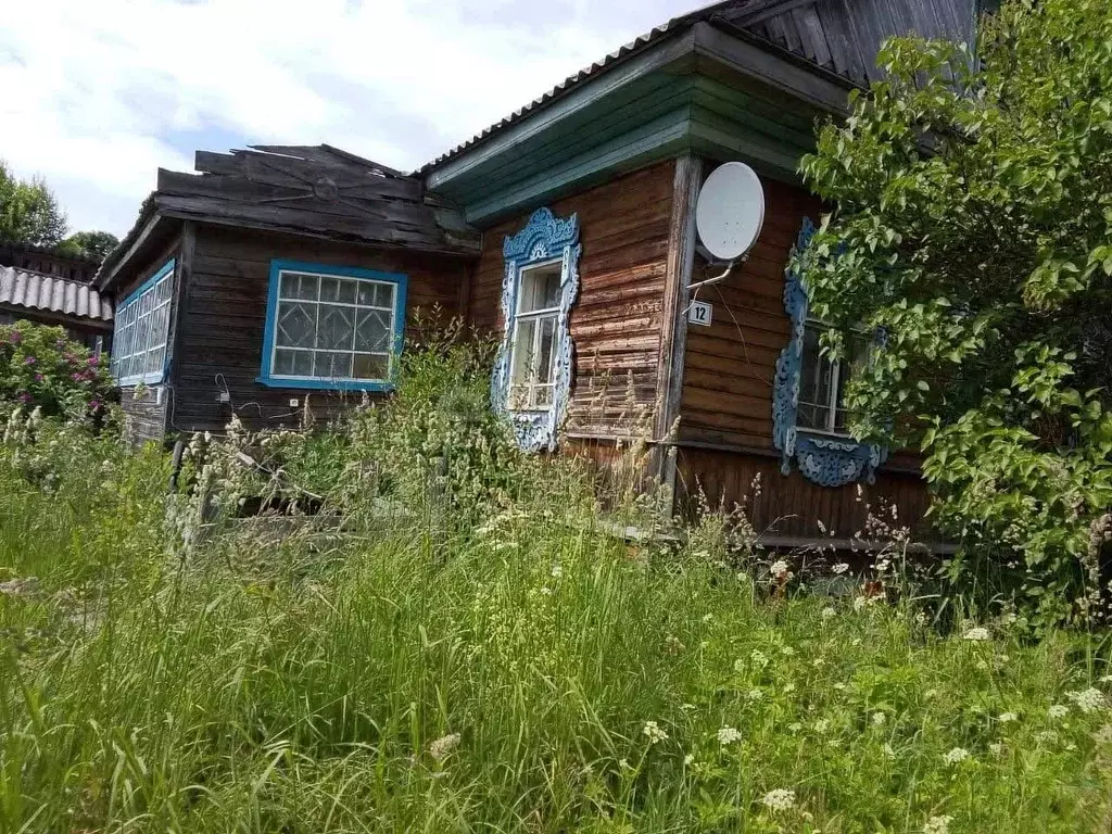 Дом в Костромская область, Островский муниципальный округ, с. Адищево ... - Фото 0