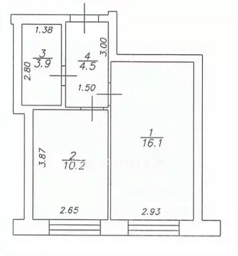 1-к кв. Татарстан, Казань ул. Ярдем, 25 (34.7 м) - Фото 2