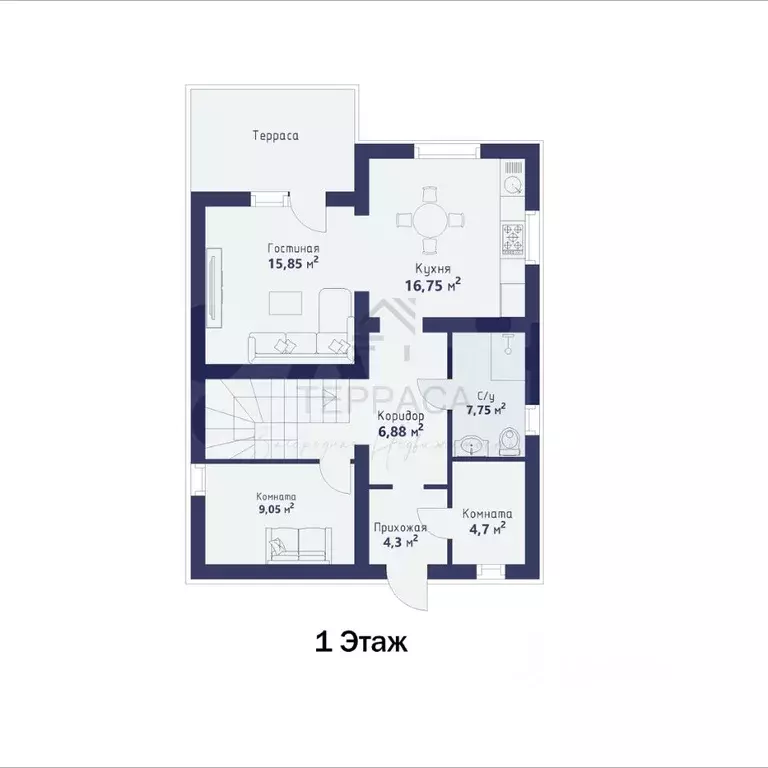 Дом в Ленинградская область, Ломоносовский район, Гостилицкое с/пос, ... - Фото 2