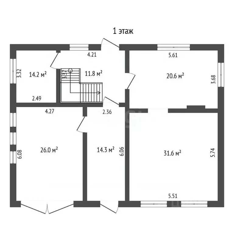Дом в Марий Эл, Медведевский район, Кузнецовское с/пос, с. Кузнецово ... - Фото 2