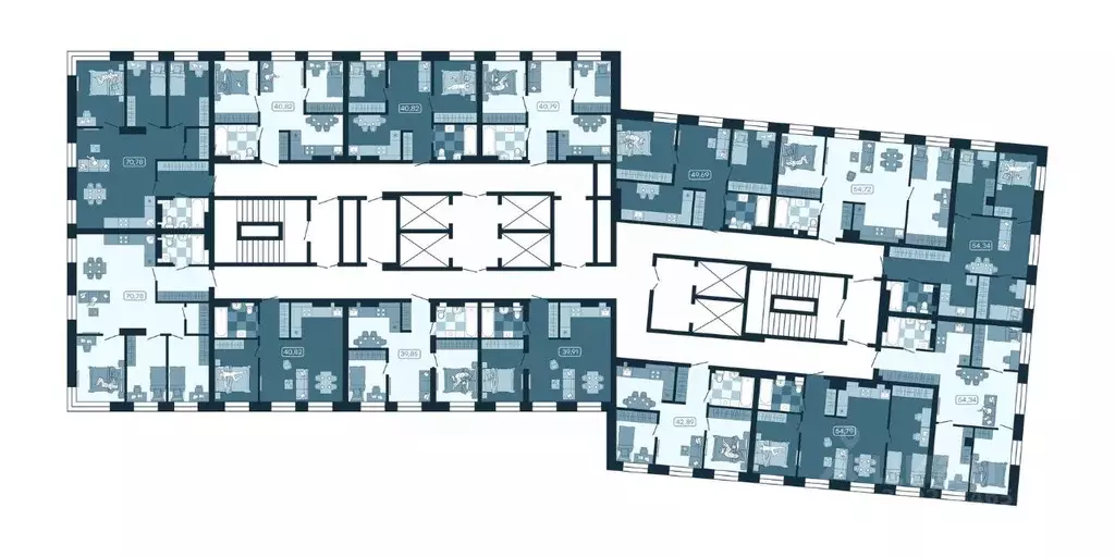 3-к кв. Приморский край, Владивосток ул. Борисенко, 100Кс1 (49.69 м) - Фото 2