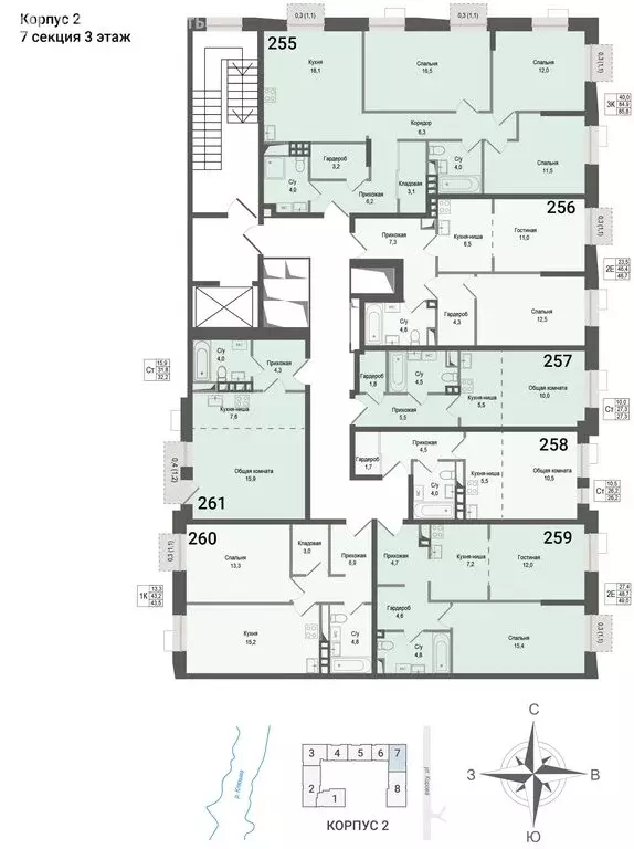 Квартира-студия: Королёв, микрорайон Первомайский, ЖК Киноквартал, к2 ... - Фото 2