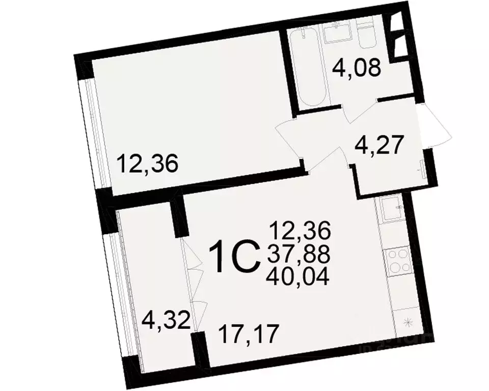 1-к кв. Рязанская область, Рязань Братиславский мкр, Вместе жилой ... - Фото 1