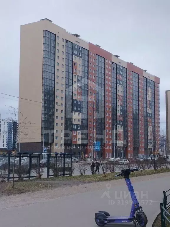 1-к кв. Ленинградская область, Мурино Всеволожский район, ул. ... - Фото 0