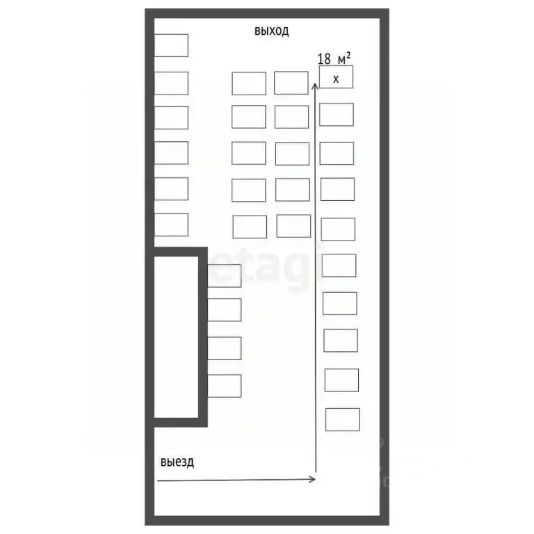 Гараж в Новосибирская область, Новосибирск ул. Сибревкома, 7/1 (18 м) - Фото 1