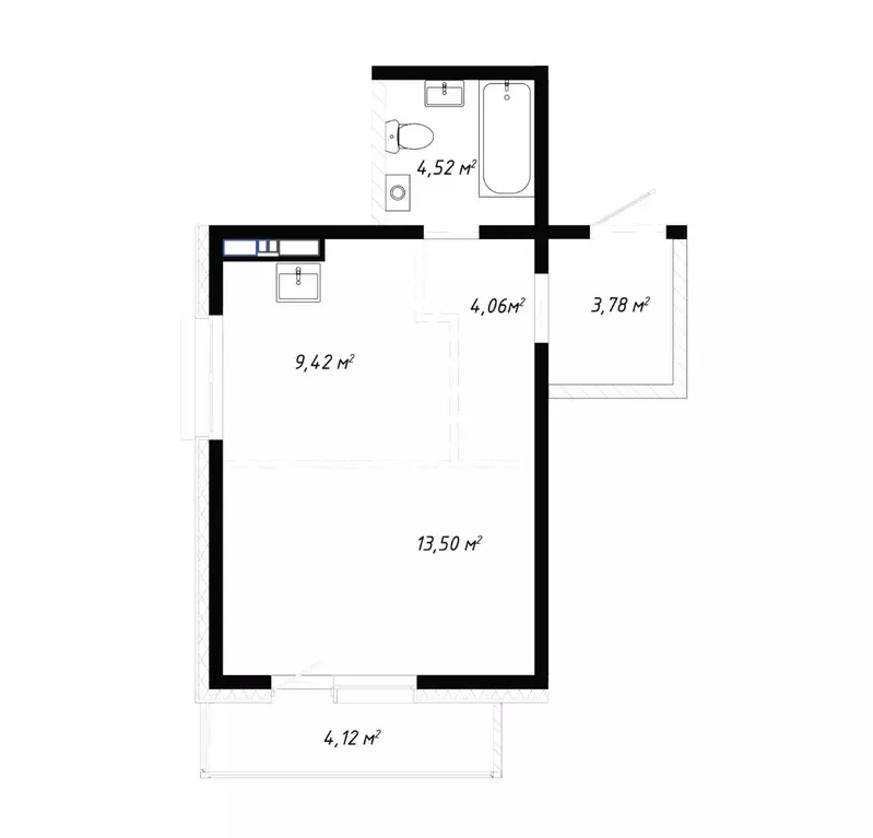 2-к кв. Иркутская область, Иркутск ул. Баррикад (39.4 м) - Фото 0