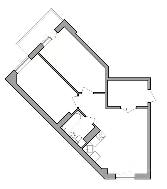 3-к кв. Иркутская область, Иркутск Ново-Ленино мкр, Территория 1-й ... - Фото 1