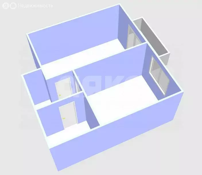 1-комнатная квартира: село Сукко, Мирная улица, 9к3 (34.2 м) - Фото 1