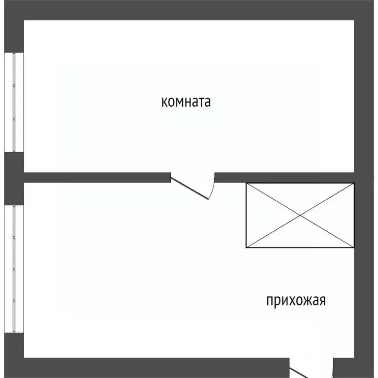 1-к кв. Бурятия, Улан-Удэ Батарейка мкр, ул. Асеева, 7 (25.5 м) - Фото 2