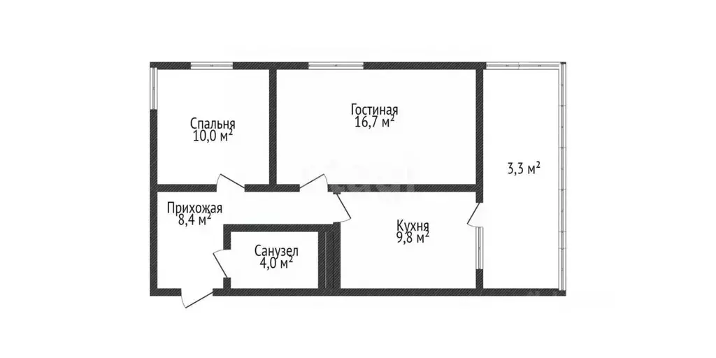 2-к кв. Краснодарский край, Краснодар ул. Командорская, 15/1 (61.7 м) - Фото 0