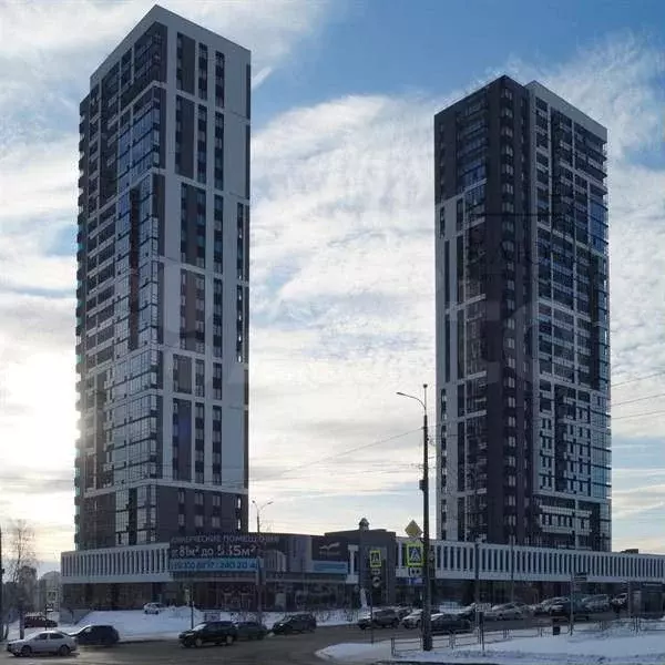 Квартира-студия, 34 м, 20/25 эт. - Фото 1