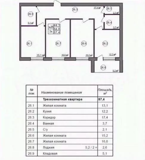 3-к кв. Белгородская область, Белгород Репное мкр, ул. Булата ... - Фото 0