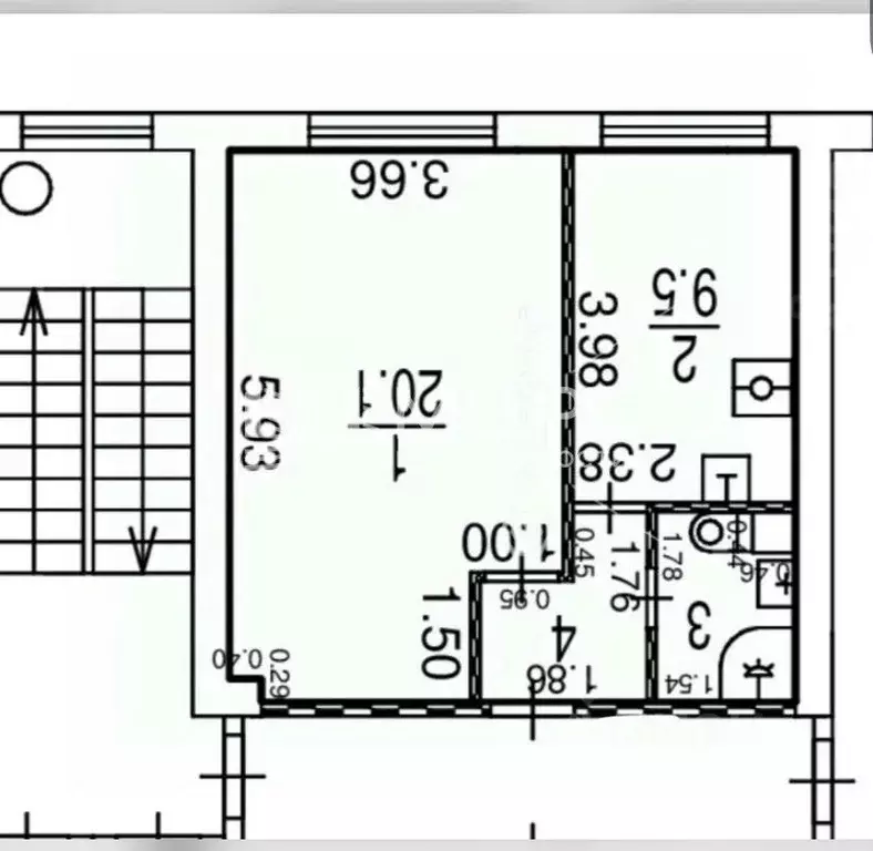 1-к кв. Москва Херсонская ул., 25 (34.8 м) - Фото 2