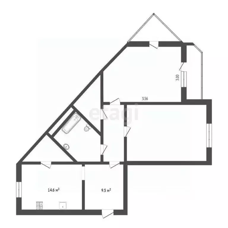 2-к кв. Тюменская область, Тюмень Широтная ул., 168к3 (82.8 м) - Фото 2