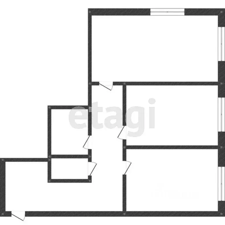 2-к кв. Ханты-Мансийский АО, Сургут ул. Крылова, 53/4 (60.9 м) - Фото 1