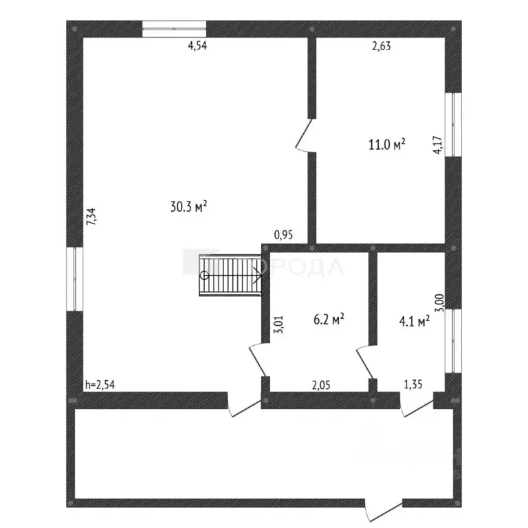Дом в Кемеровская область, Таштагол Топографическая ул., 16/3 (89 м) - Фото 2