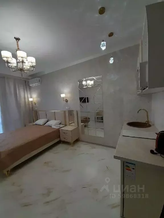 Студия Севастополь Севастопольская зона ЮБК кв-л,  (40.0 м) - Фото 1