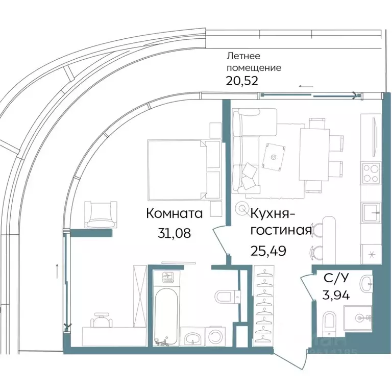 2-к кв. Крым, Саки ул. Морская (81.03 м) - Фото 0