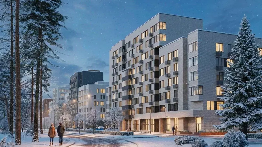 1-к кв. Московская область, Красногорск ул. Соловьиная, 2 (38.9 м) - Фото 2