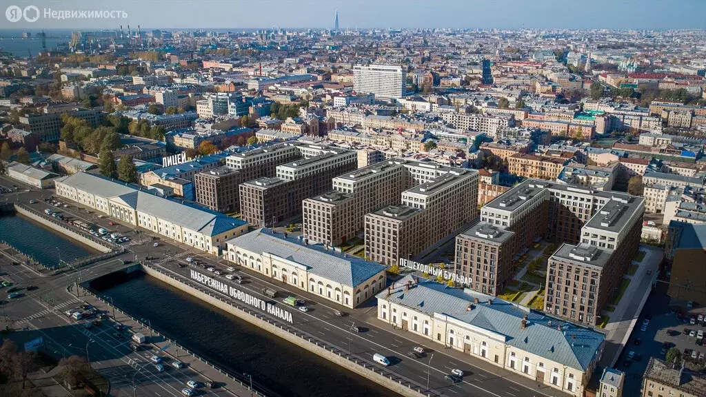 Квартира-студия: Санкт-Петербург, набережная Обводного канала, 169 ... - Фото 1