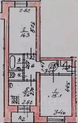 2-к кв. Марий Эл, Йошкар-Ола ул. Баумана, 14А (50.8 м) - Фото 2