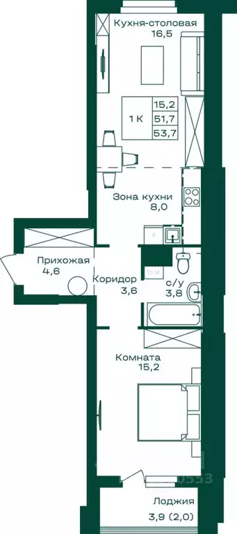 1-к кв. Алтай, Майминский район, с. Майма Алтайская ул., 2к5 (53.7 м) - Фото 1