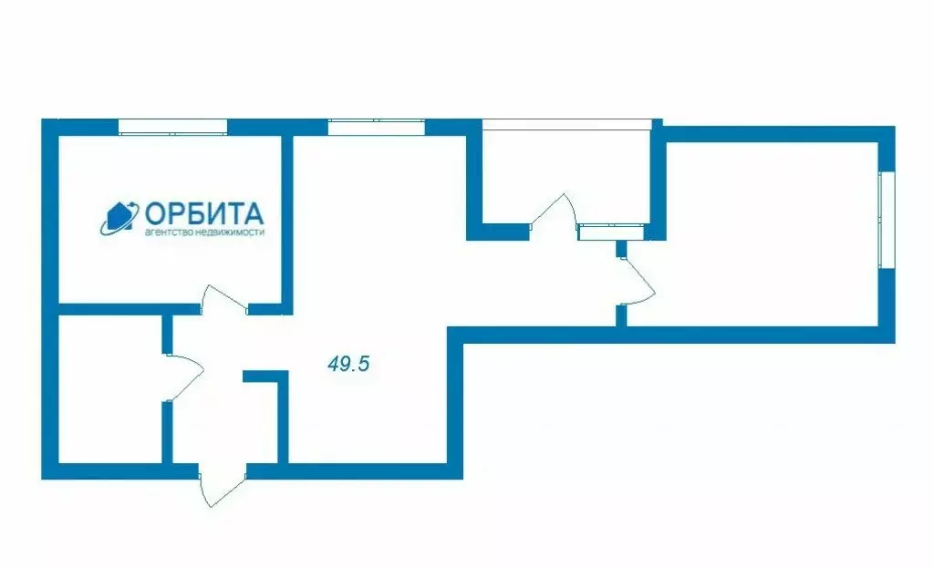 2-комнатная квартира: Тюмень, улица Василия Подшибякина, 15к1 (50 м) - Фото 0