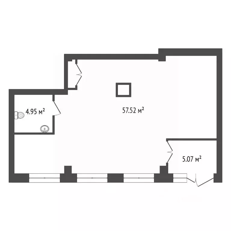 Помещение свободного назначения в Красноярский край, Красноярск ул. ... - Фото 2
