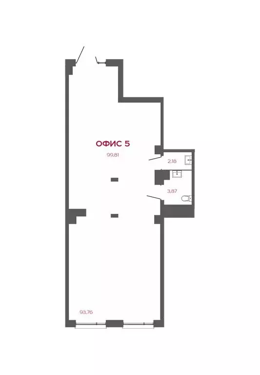 Офис (99.81 м) - Фото 2