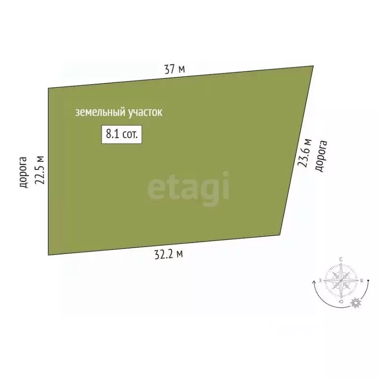 Участок в Крым, Ленинский район, Батальненское с/пос, Нептун СНТ  ... - Фото 2