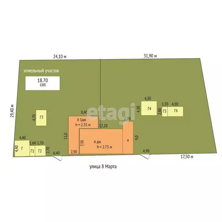 2-комнатная квартира: село Средние Чирки, улица 8 Марта, 2 (37.1 м) - Фото 1