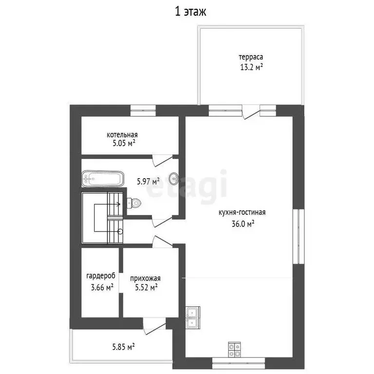 Дом в Тюменский муниципальный округ, коттеджный посёлок 27/72, Видная ... - Фото 2