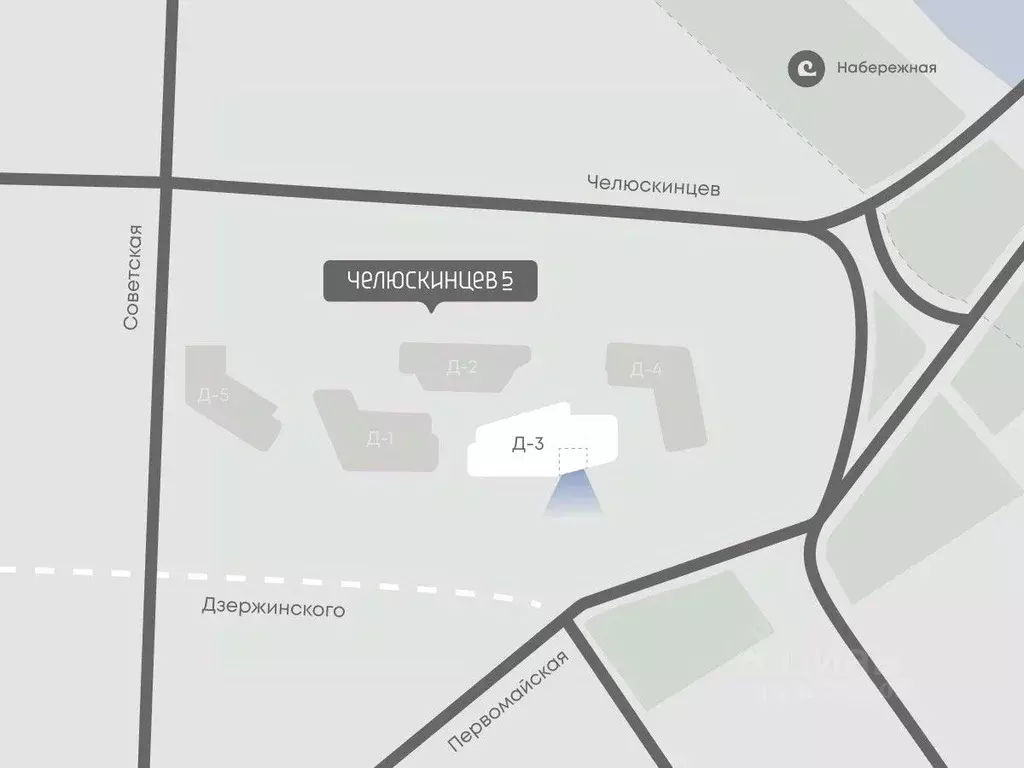 1-к кв. Тюменская область, Тюмень Челюскинцев 5 жилой комплекс (40.4 ... - Фото 1