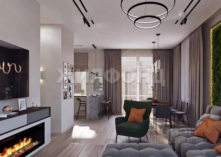 Таунхаус в Новосибирская область, Мошковский район, пос. Октябрьский, ... - Фото 1