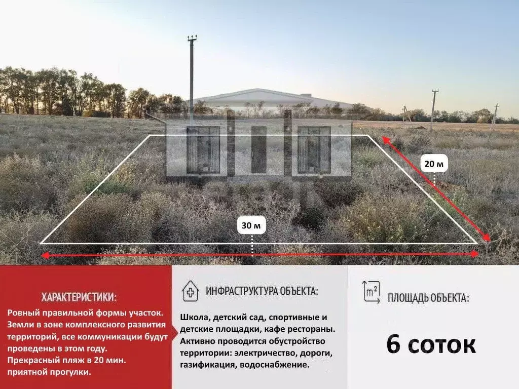 Участок в Крым, Симферопольский район, Николаевка пгт  (6.0 сот.) - Фото 0