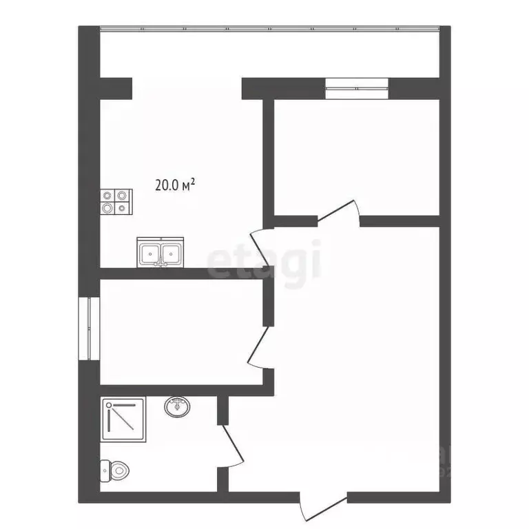 3-к кв. Коми, Сыктывкар ул. Карла Маркса, 131 (65.0 м) - Фото 1