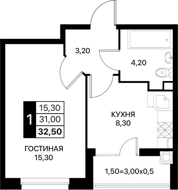 1-к кв. Ростовская область, Ростов-на-Дону Смартполет жилой комплекс ... - Фото 0