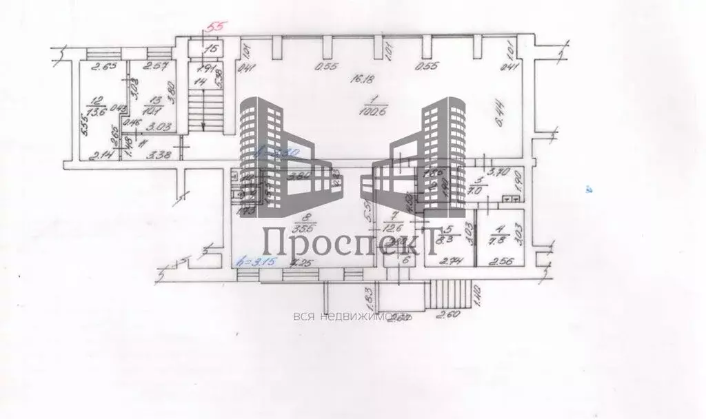 Помещение свободного назначения (220.3 м) - Фото 1