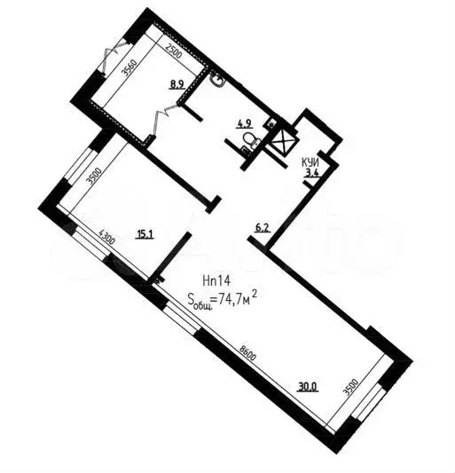 Продажа помещения свободного назначения 174 м2 - Фото 1