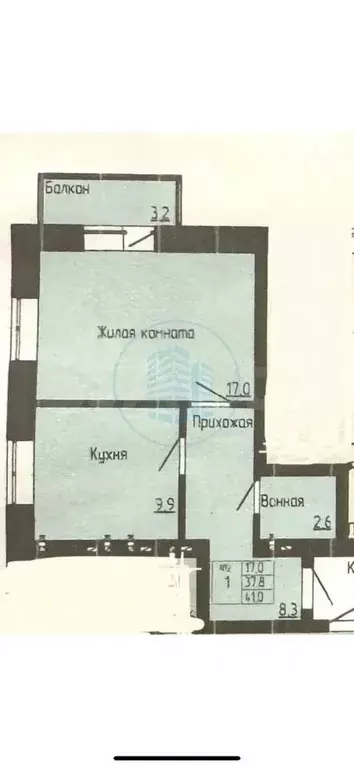 1-к кв. Ставропольский край, Ессентуки Никольская ул., 27/7Б (37.2 м) - Фото 2